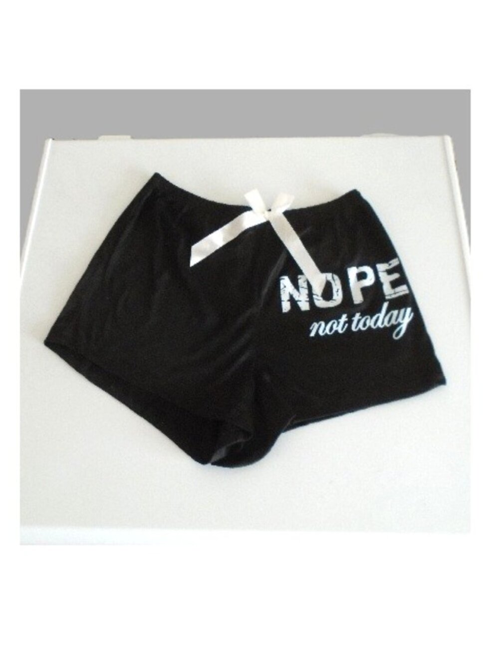 1 Pair of Black Pajama Shorts Pants & Undies